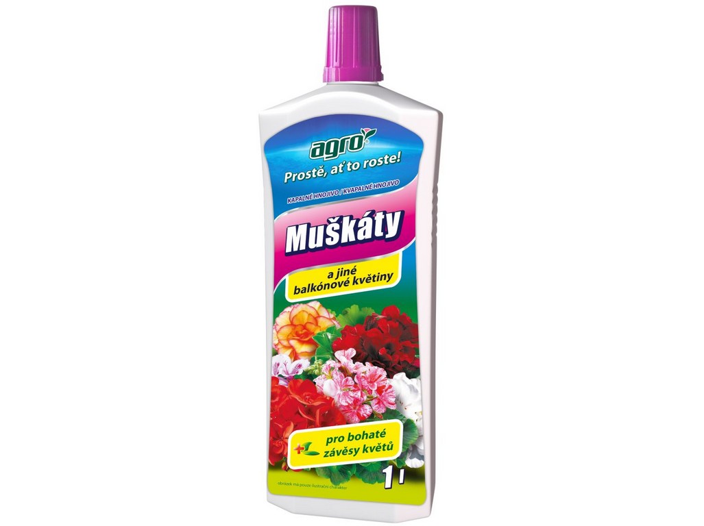 hnojivo AGRO kapalné pro muškáty 1l