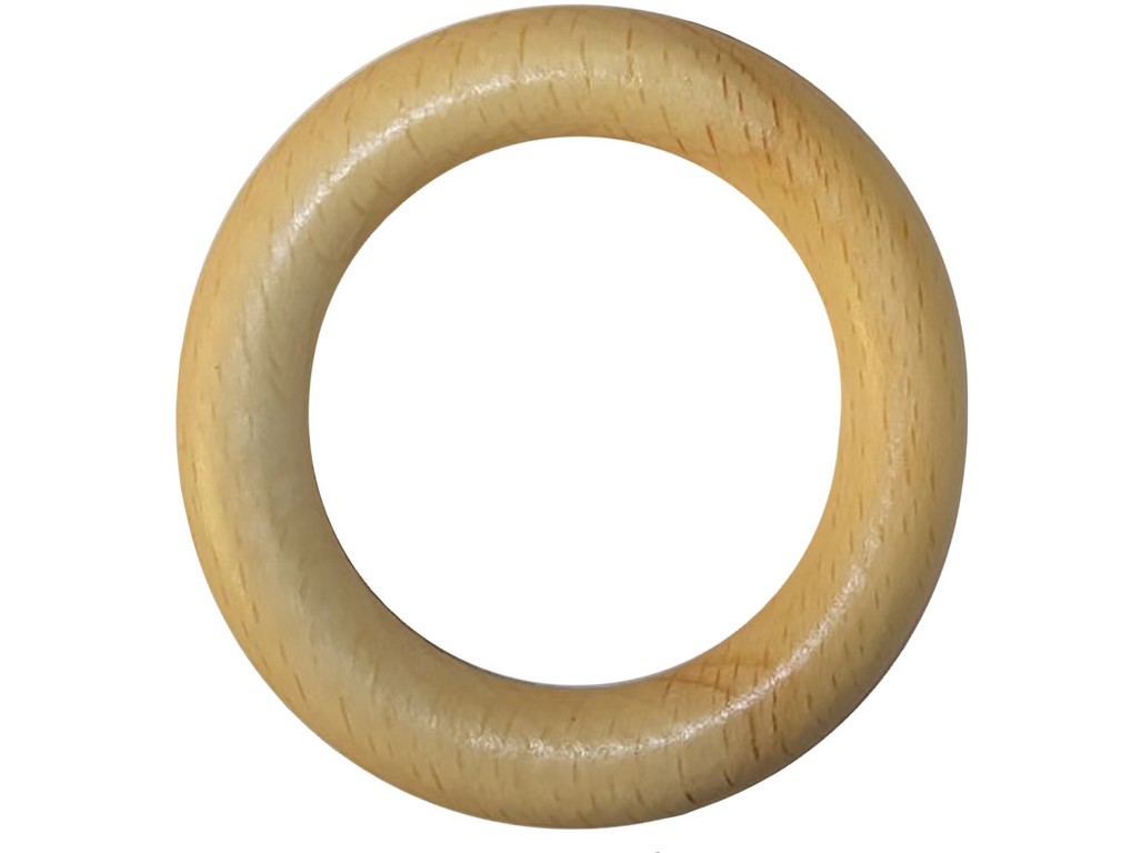 kruh dřev.borovice + háček   (10ks)