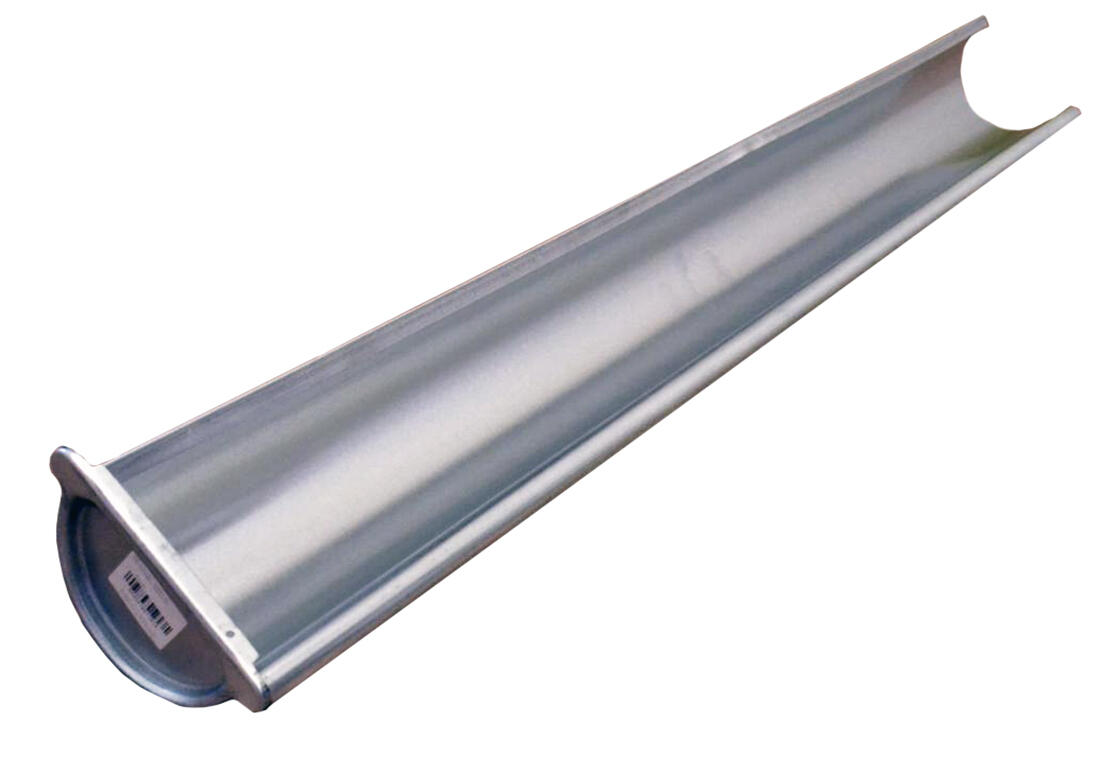 žlab koncový L 250mm d.1m Zn