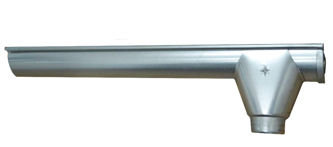 žlab koncový P+V 250mm d.1m Zn