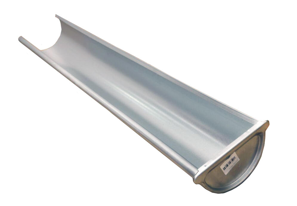 žlab koncový P 330mm d.1m Zn