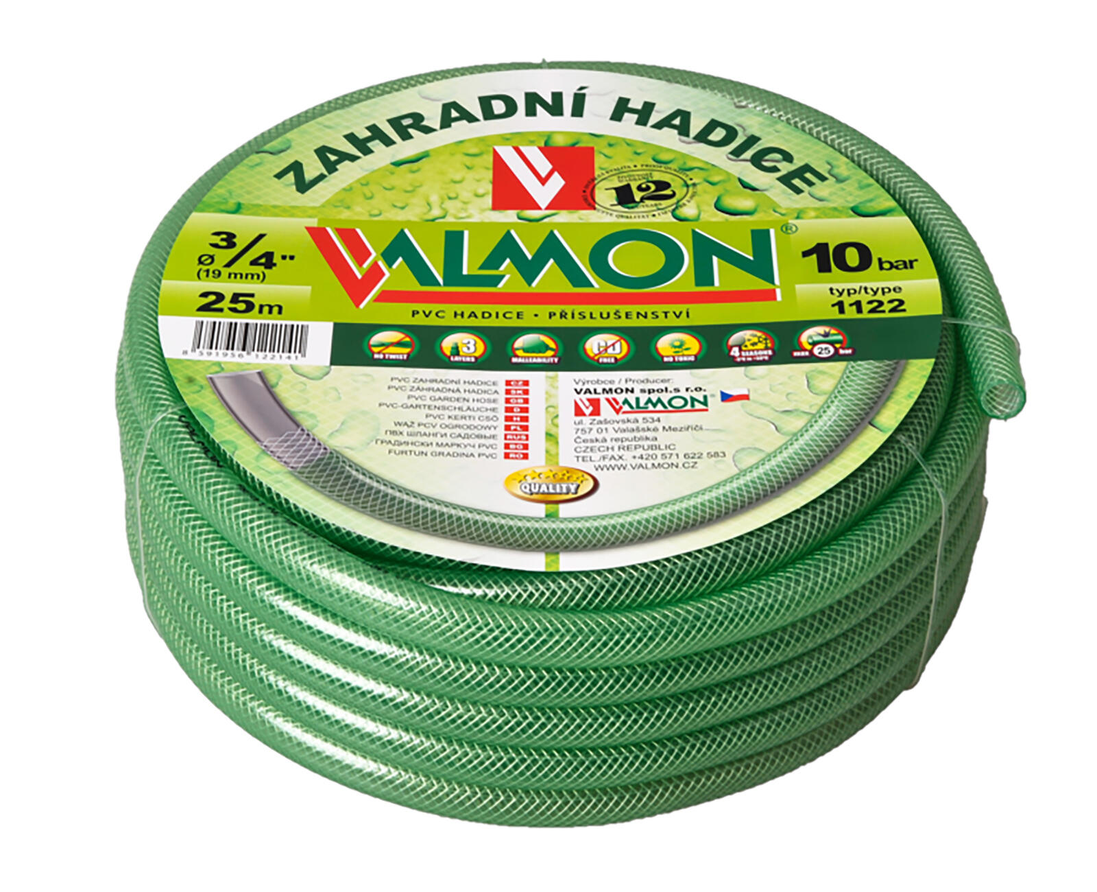hadice 1122 3/4" (19.0/26.0) (10m), TRA ZE