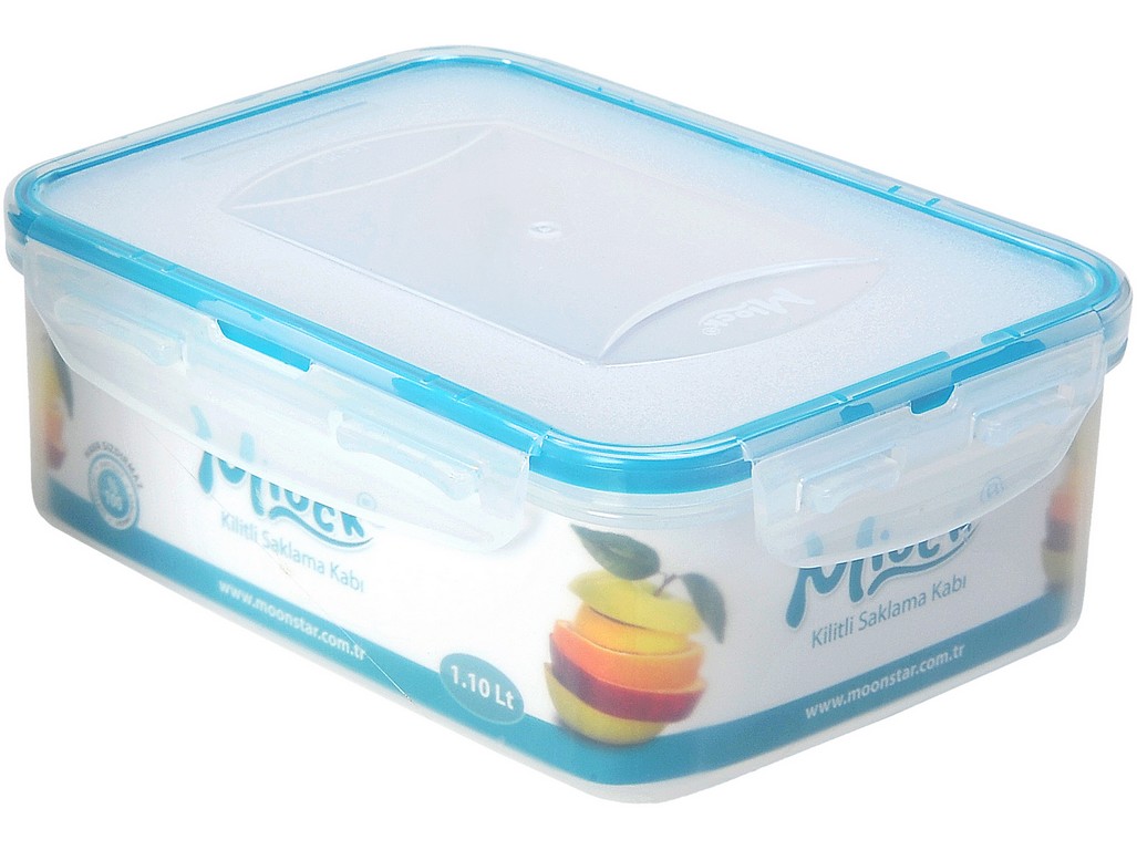 dóza MLOCK obdélníková 1,1l (19,5x14,5x7,4cm) PH