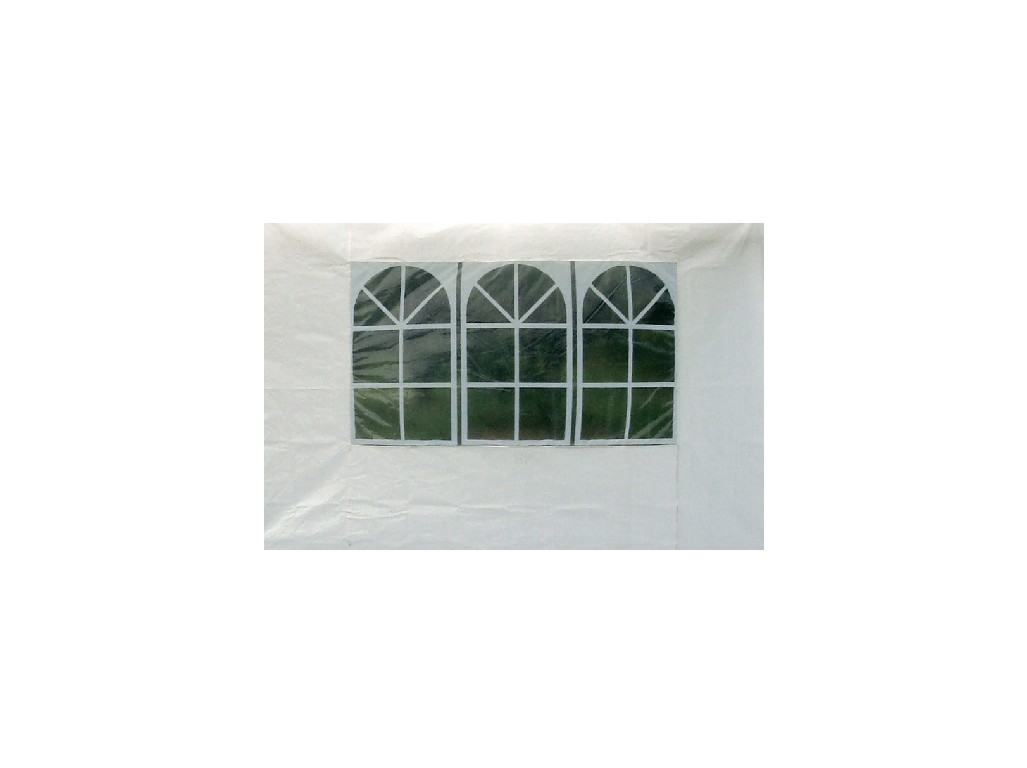 stěna k altánu 791935, 275/295x195cm s okny (2ks)