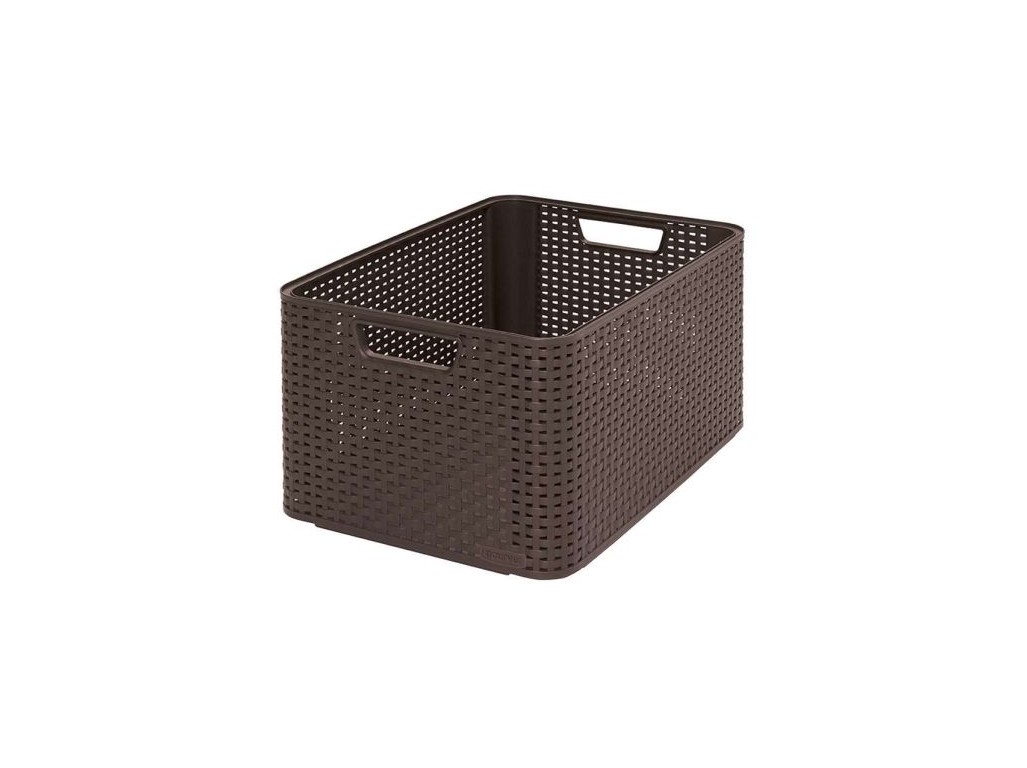 box úložný RATTAN 43,6x33x23cm (L), STYLE2, PH HN