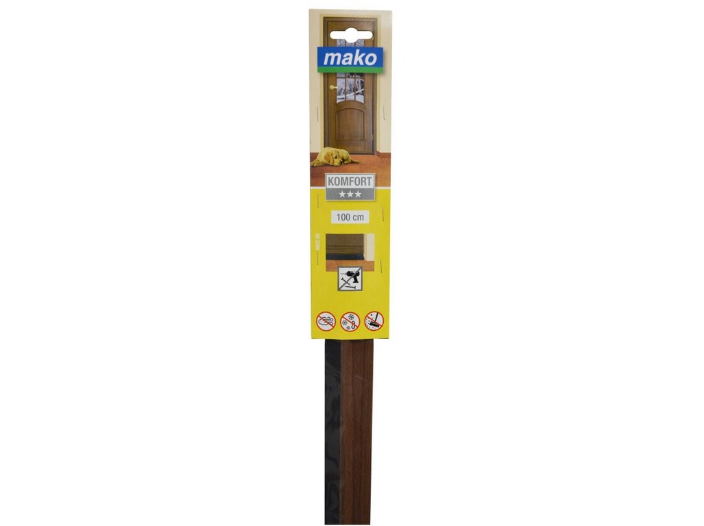 lišta pod dveře těsn. 98cm ořech MAKO