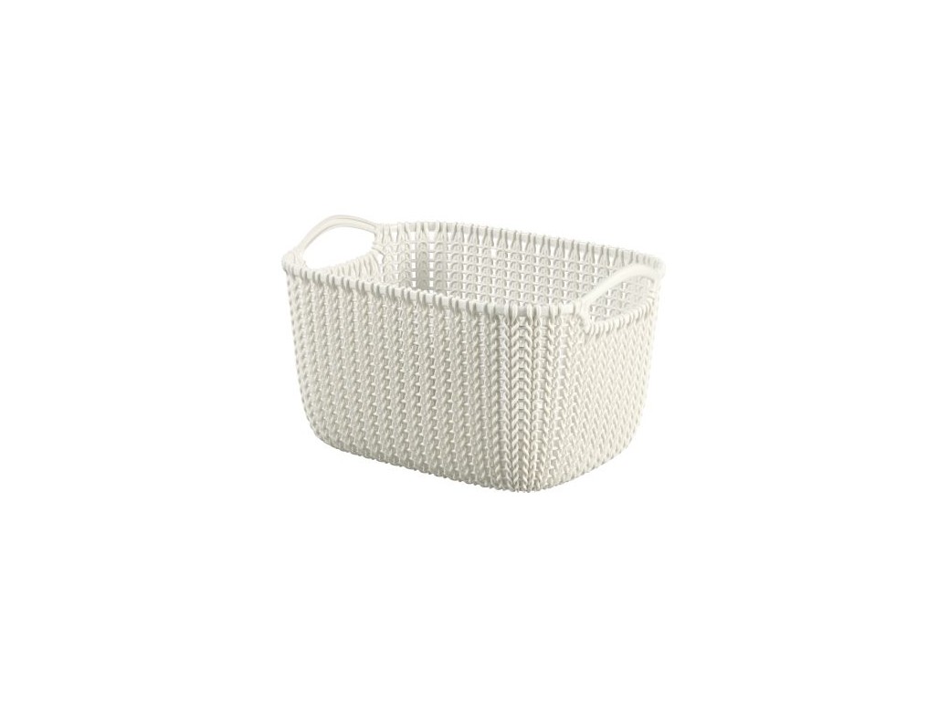 košík KNIT 30x22x17cm  8l "S" PH KRÉM