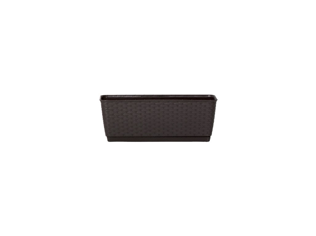 truhlík RATOLLA PW 49,2x17,2x17,4cm HN tm. (440U) závěs. s miskou