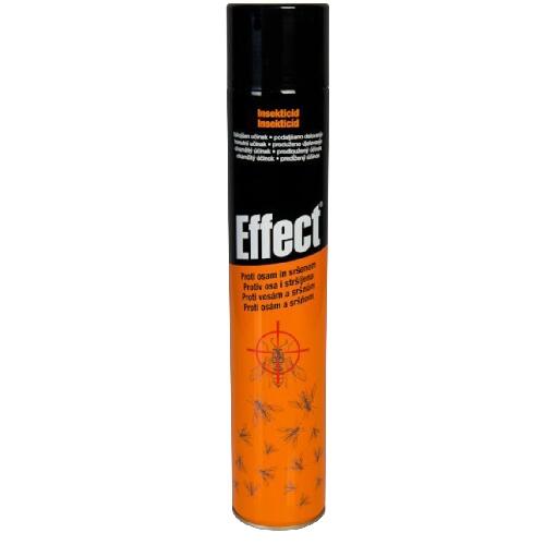 sprej proti vosám a sršňům, insekticid EFFECT, 750ml aerosol