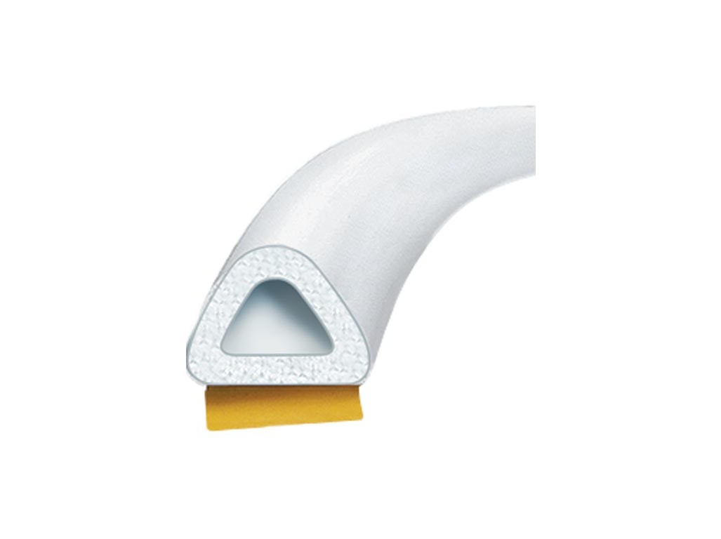 těsnění ok.a dveř."D" 9x8.0mm BÍ  (100m)