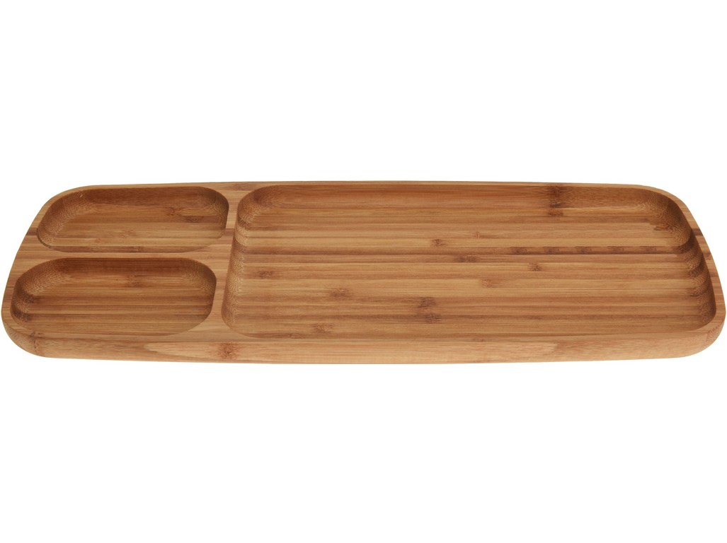 miska dělená 39x16x2cm bambus