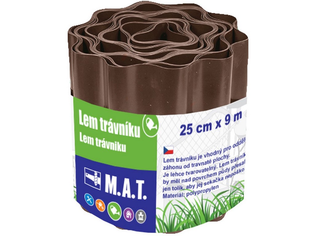 lem trávníku 25cmx9m HN