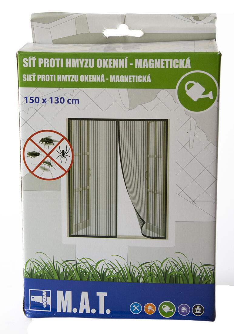 síť proti hmyzu okenní 150x130cm magnetická