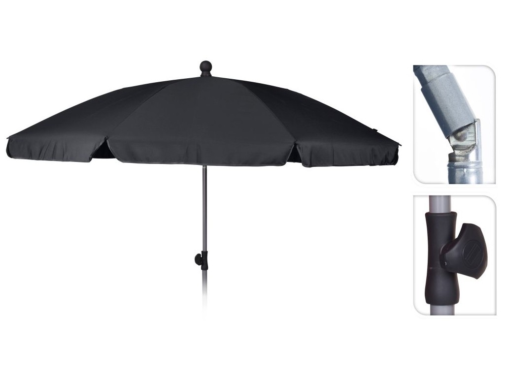 slunečník 200/180cm, s kloubem, ZE dekor LISTY