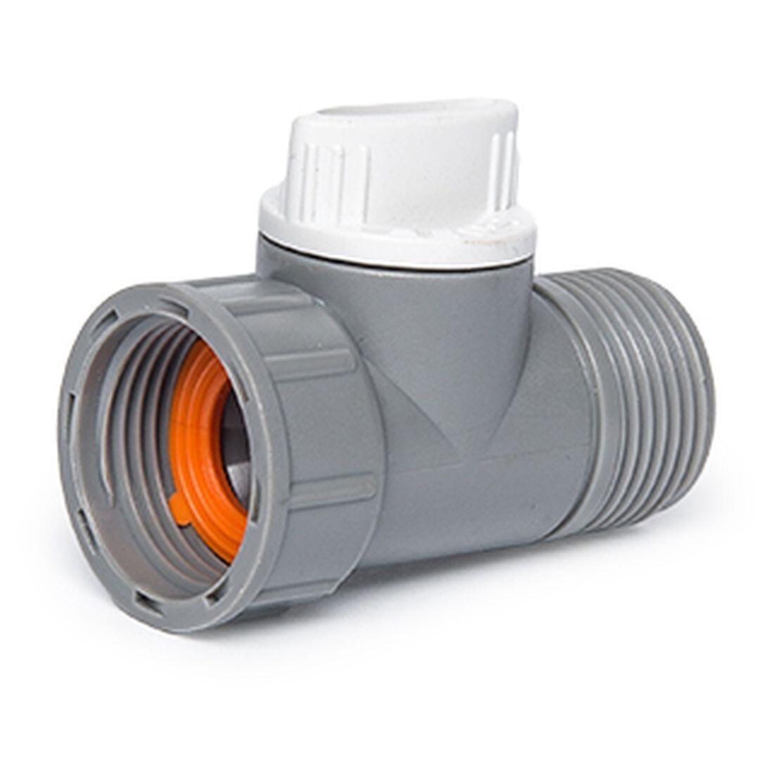 adaptér s ventilem, vnitřní a vnější závit 3/4", WL-2232, WHITE LINE