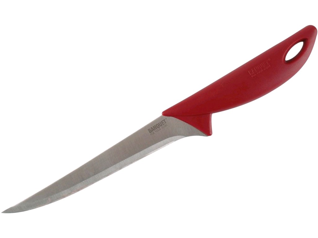nůž vykošťovací 18cm CULINARIA RED