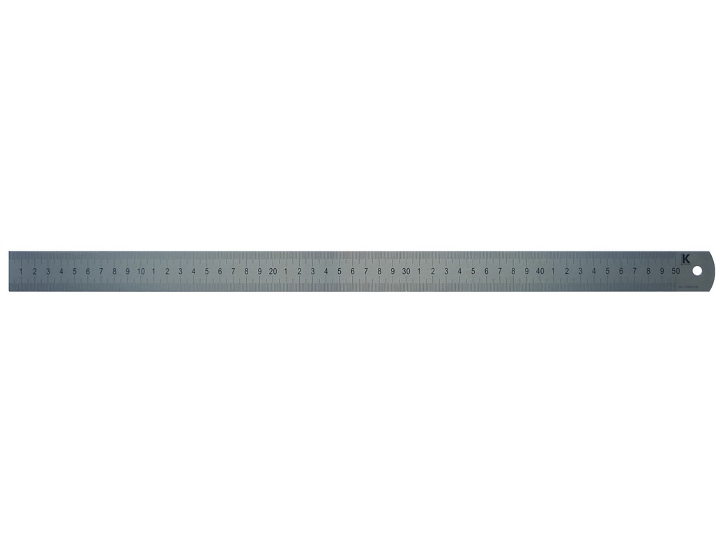 měřítko ocel.  500mm INOX KMITEX