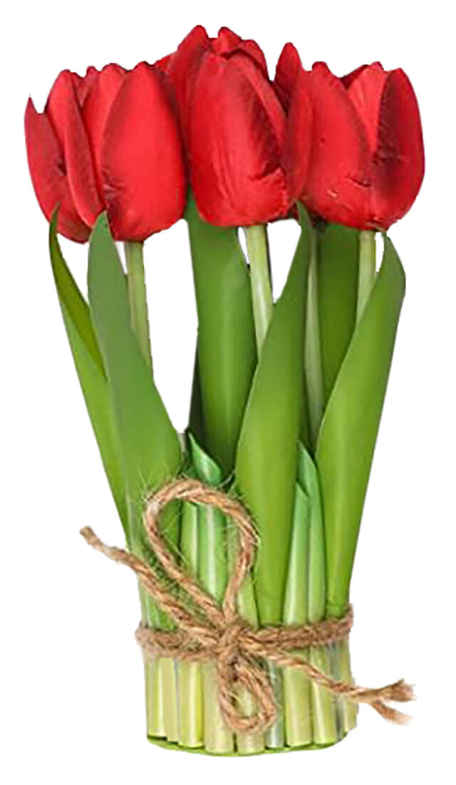 květina umělá TULIPÁNY pr.6cm, v.19cm, mix druhů