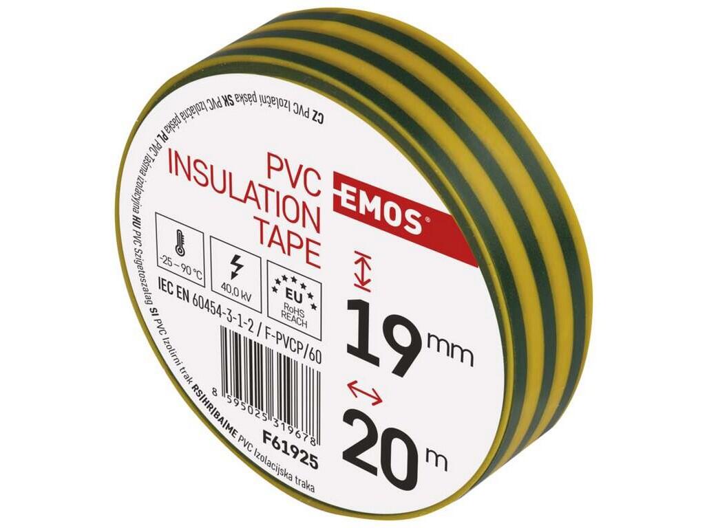 páska izolační 19mmx20m PVC ŽL-ZE