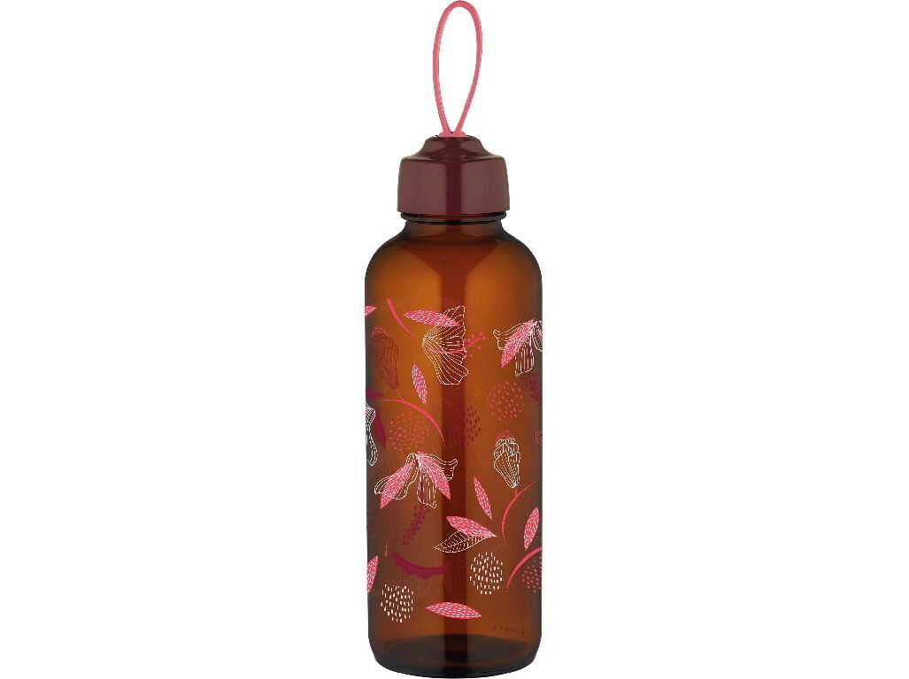 láhev na pití 450ml MANON sklo/PH HN,leaves,s poutkem