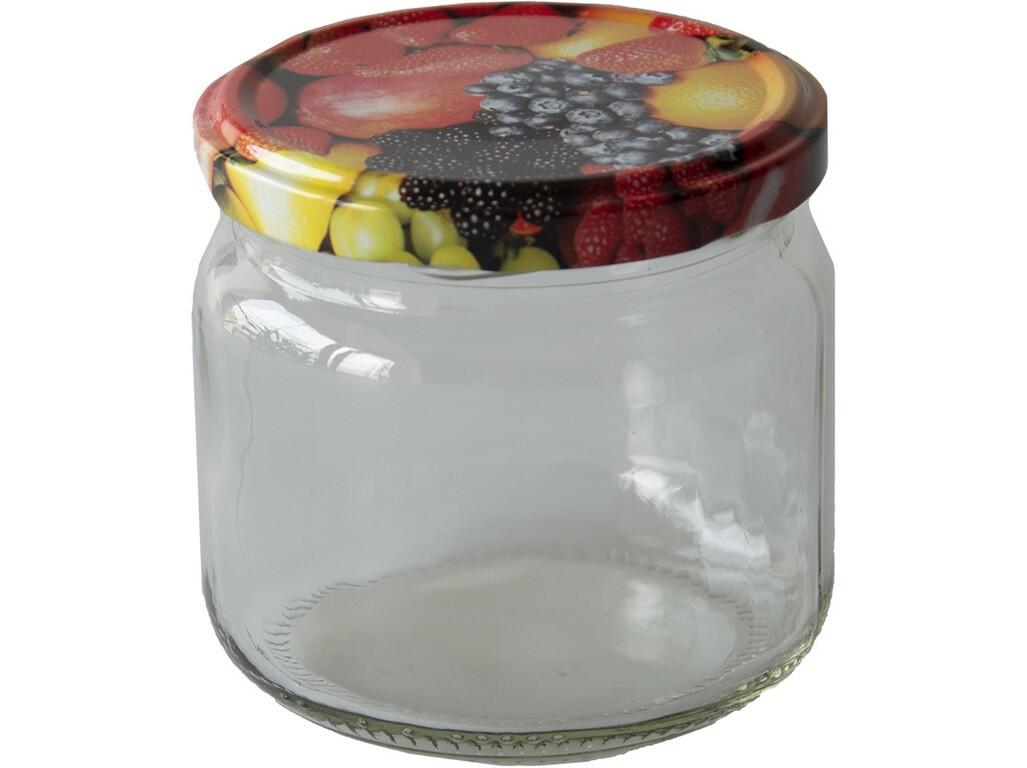 sklenice zavařovací  370ml TWIST 82 + víčka mix (8ks)
