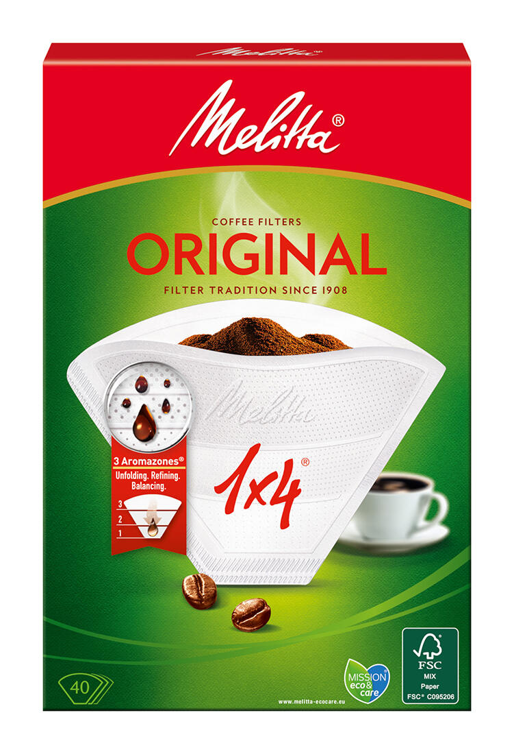 filtry na kávu velikost 4 (40ks) MELITTA original