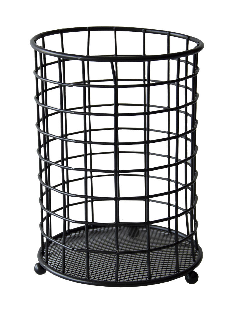 stojan na příbory pr.13cm, v.18cm drát.ČER